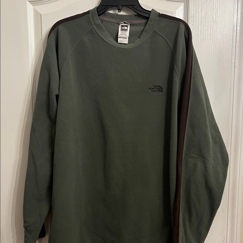 The North Face Olive and Chocolate Pullover